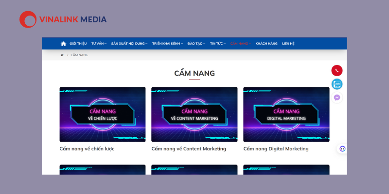 Nội dung cung cấp cho khách hàng cái nhìn tổng quan về doanh nghiệp